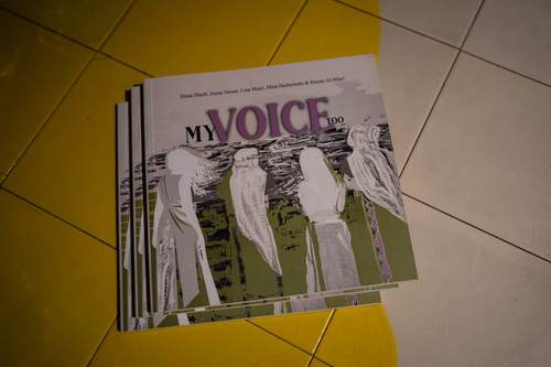 My Voice Too book, launched at Dar al-Majus