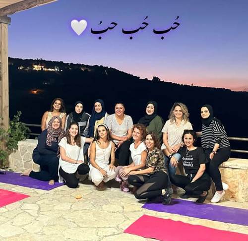 Women's circle at a well-being workshop